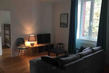Magnifique Et Lumineux Appartement Au Coeur Du Sancy Saint-Nectaire Luaran gambar
